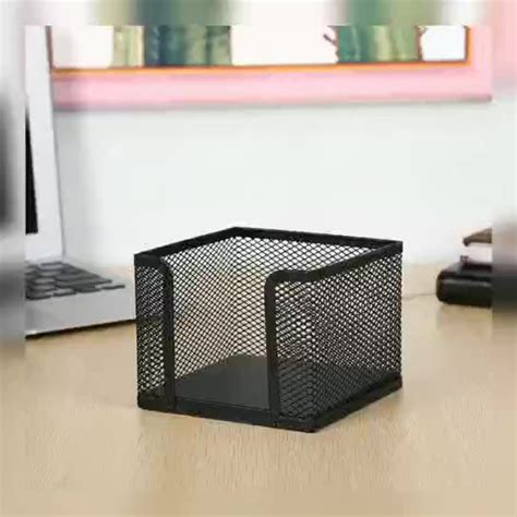 metal memo box|office desk memo holder.